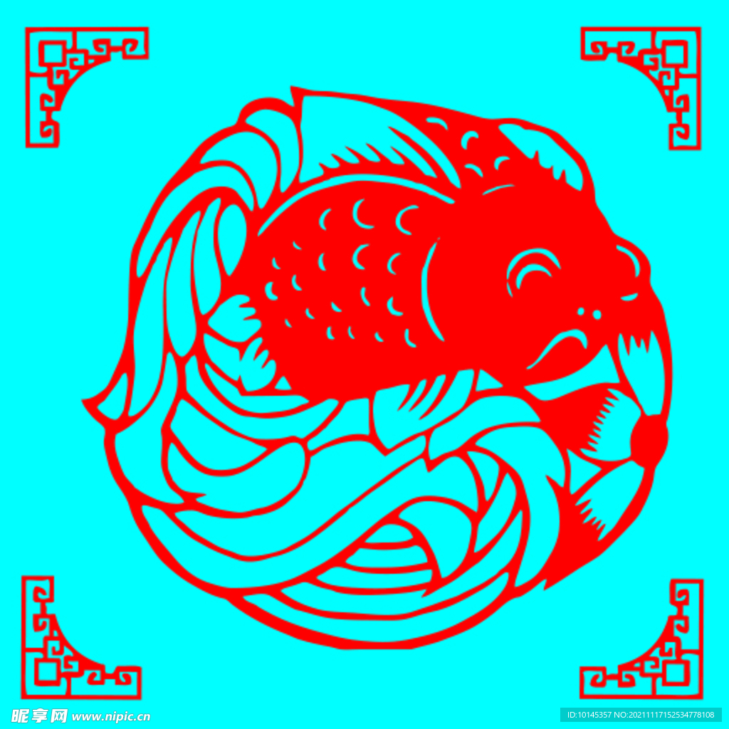 鱼剪纸