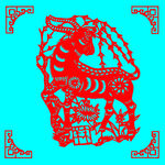 马剪纸