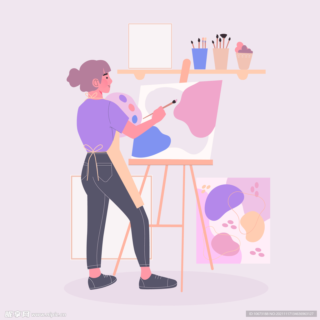 画画 