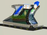 3D  效果图  农机公司  