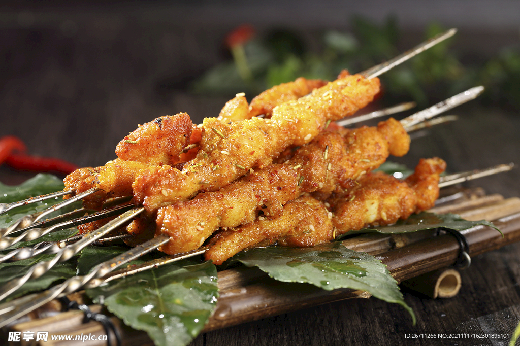 烤牛板筋摄影图 传统美食 餐饮美食 摄影图库 昵图网