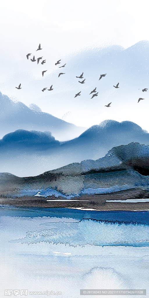 水墨山水 