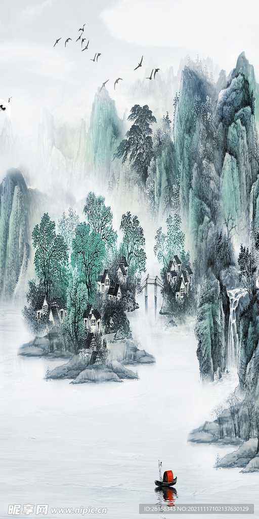 水墨山水 