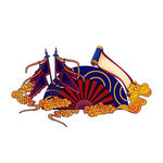 国潮风扇子素材