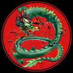 国潮龙插画  