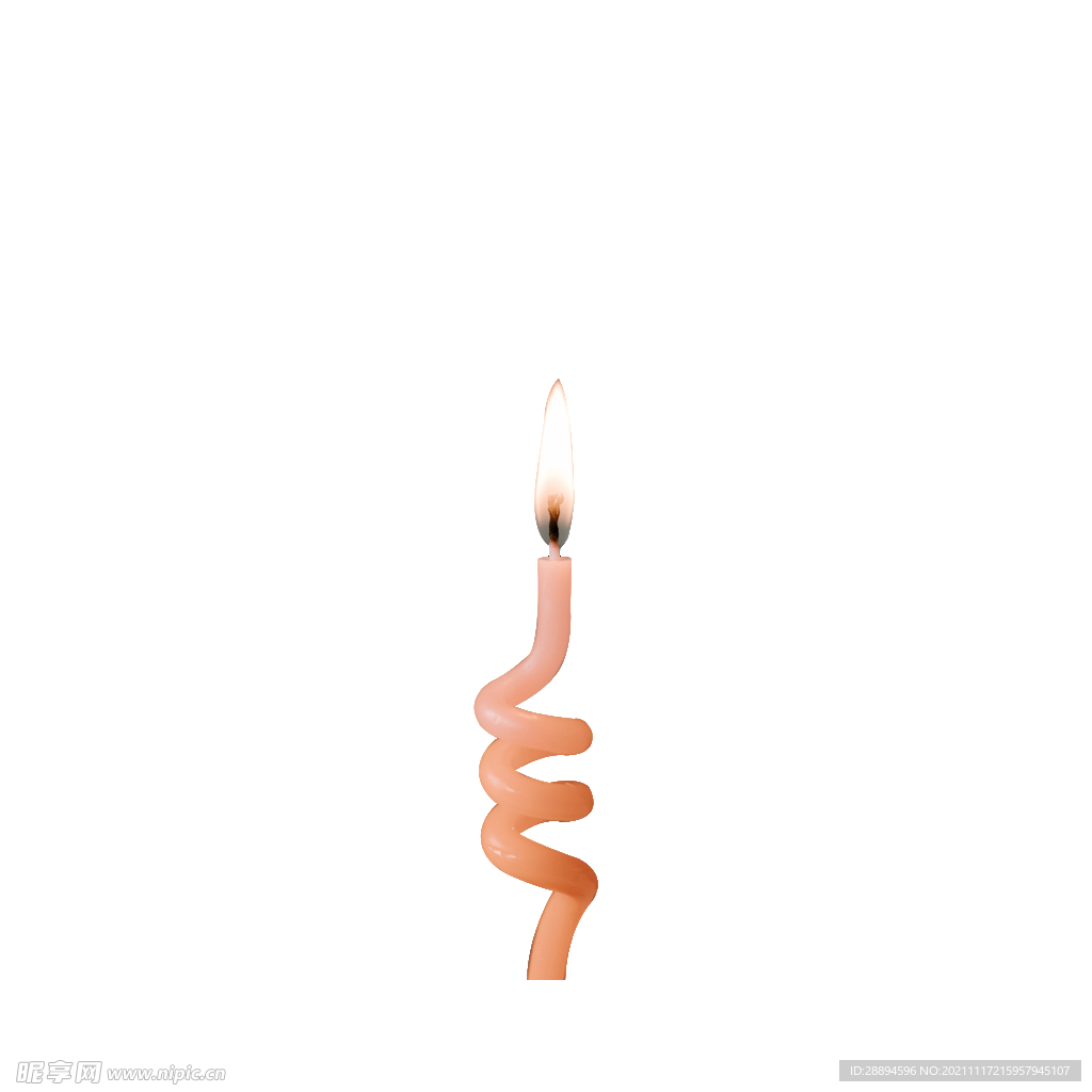 蜡烛粉色火焰