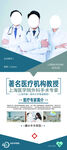 医疗机构展架
