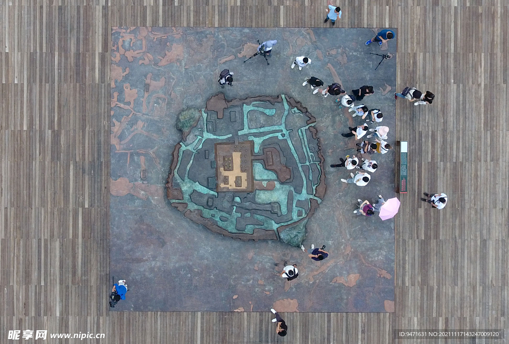 良渚古城遗址公园导览图