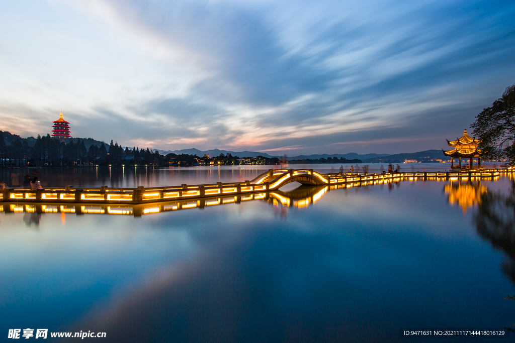 西湖夜景