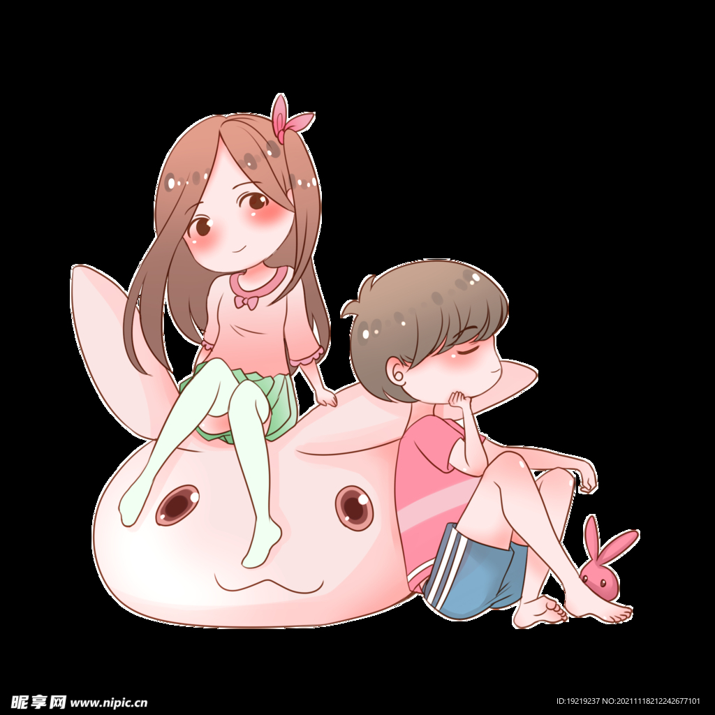 卡通情侣