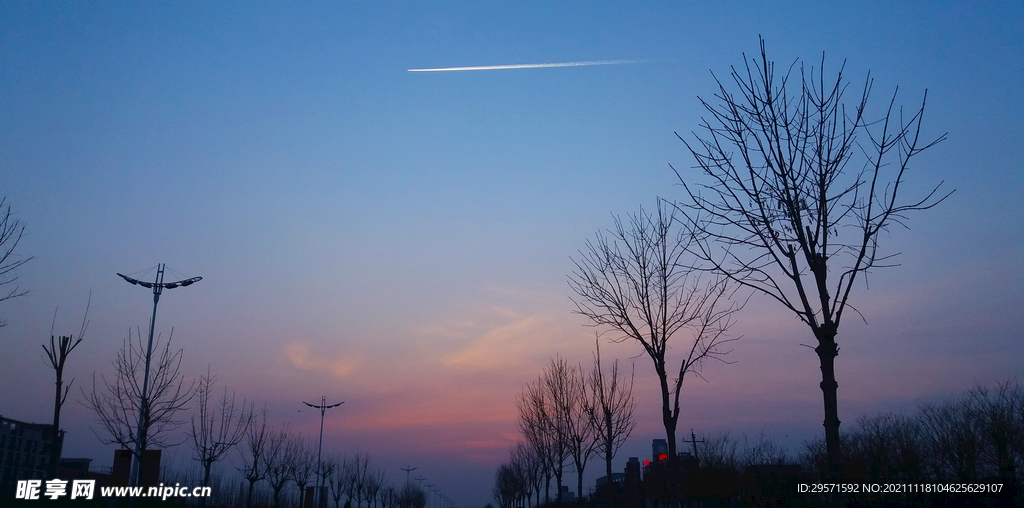 黄昏 傍晚 落日 晚霞