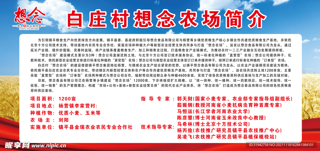 白庄村想念农村简介