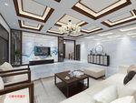 新中式大别墅客厅