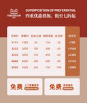 双十一双十二价格计算海报