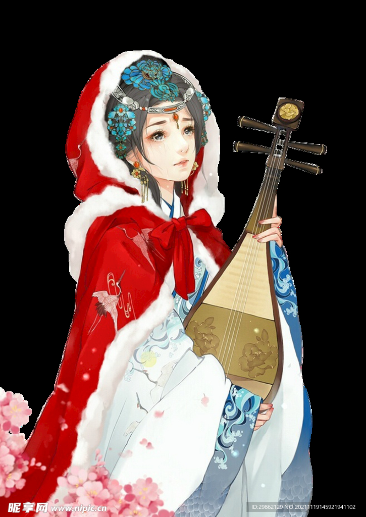 古风美女插画