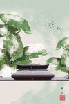 新中式古风民俗国画装饰画