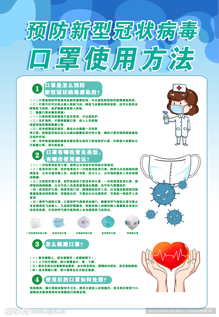 口罩使用方法