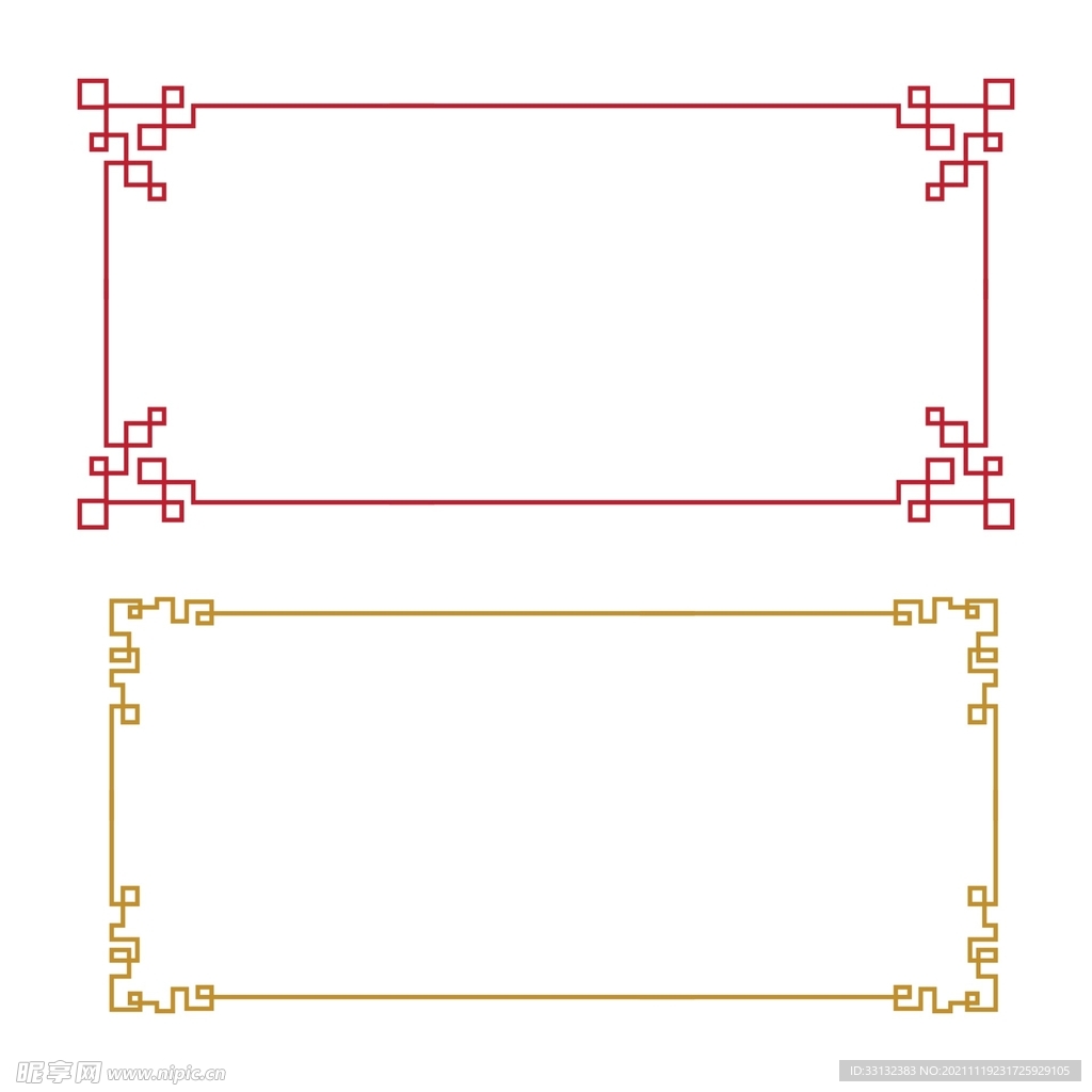 边框 中式花纹