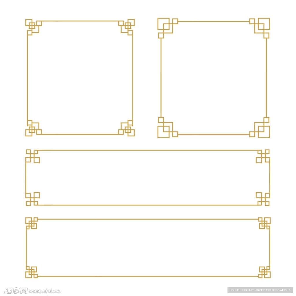 边框 中式花纹