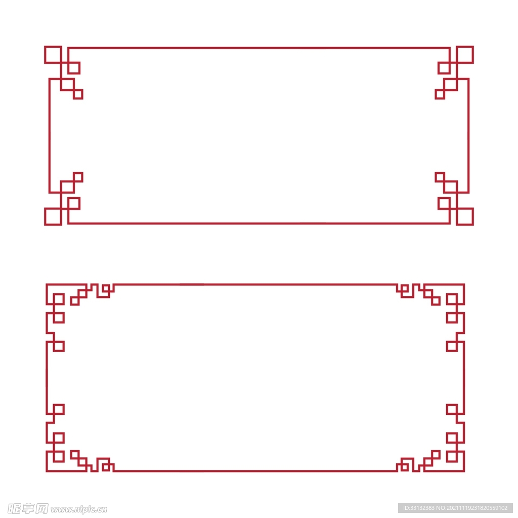 边框 中式花纹