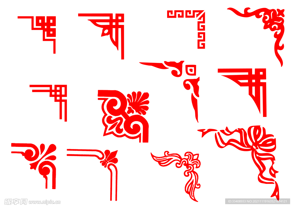 花边的