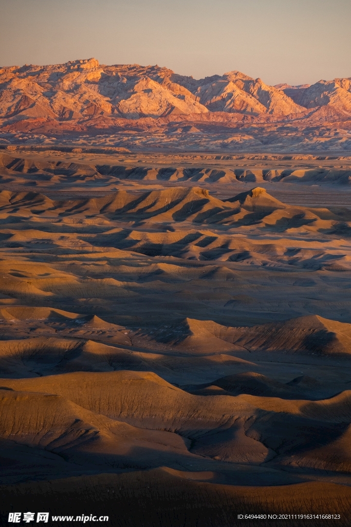 美国沙漠日出戈壁