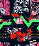 色块花