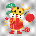 虎年元素           