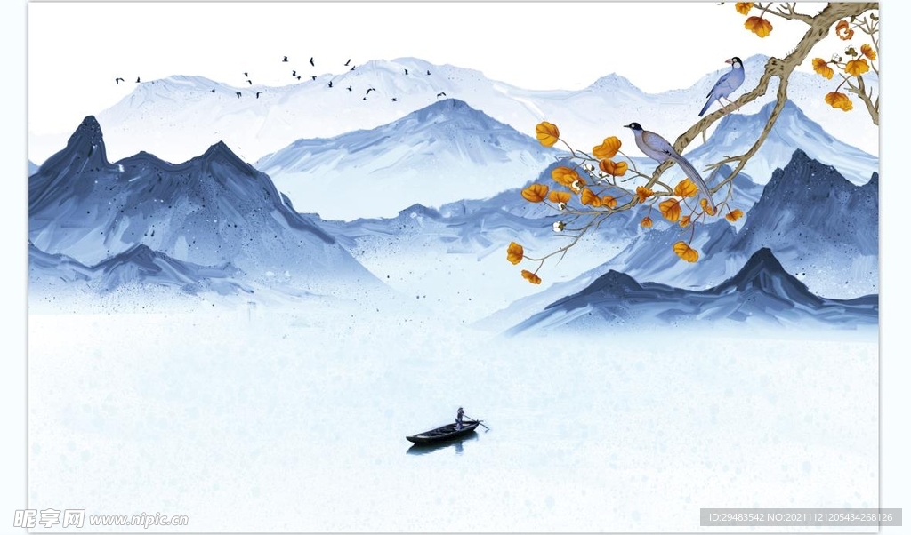 山水画 