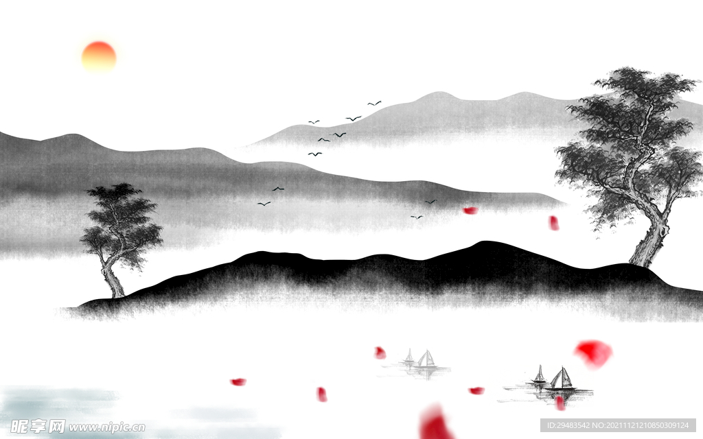 山水画