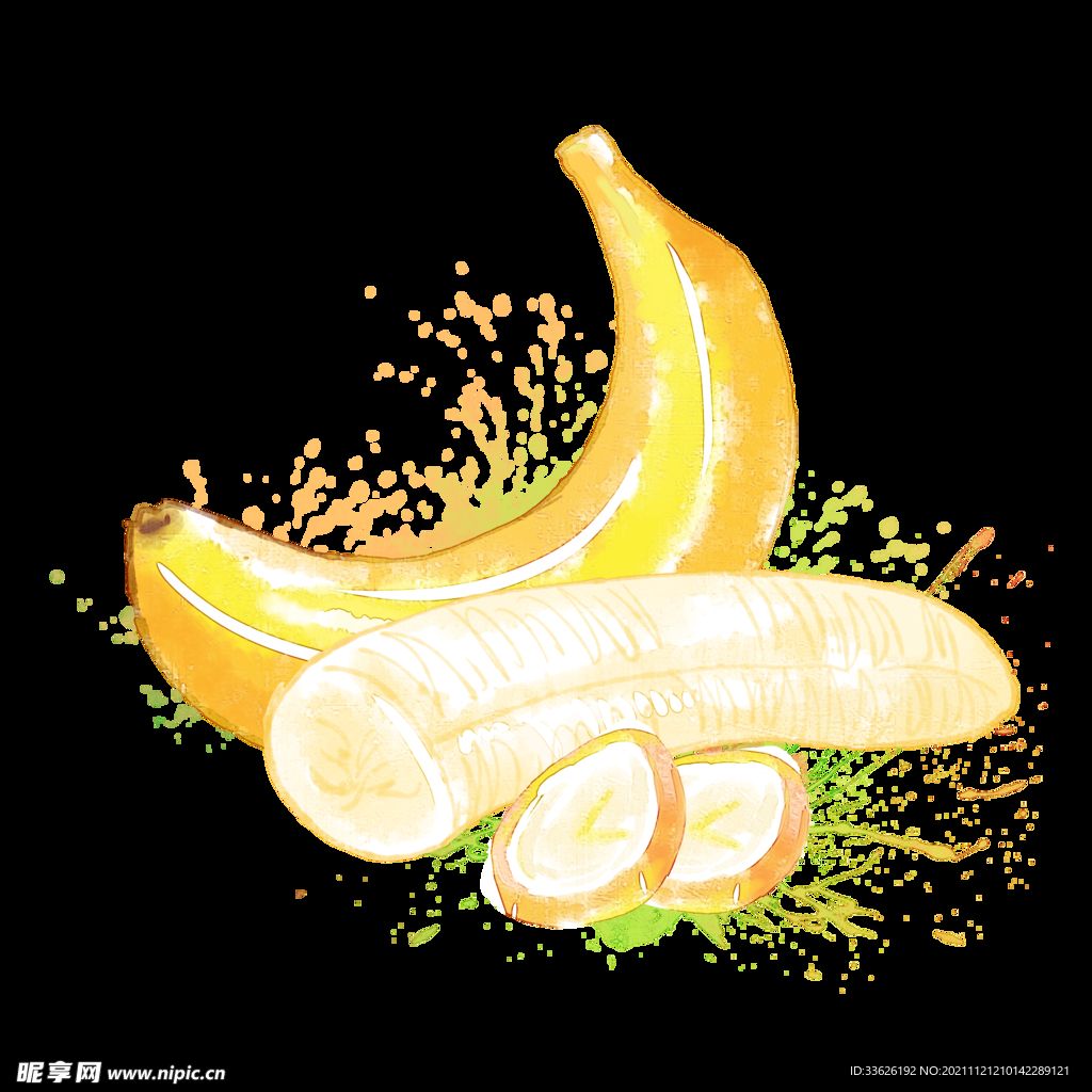 香蕉喷溅 