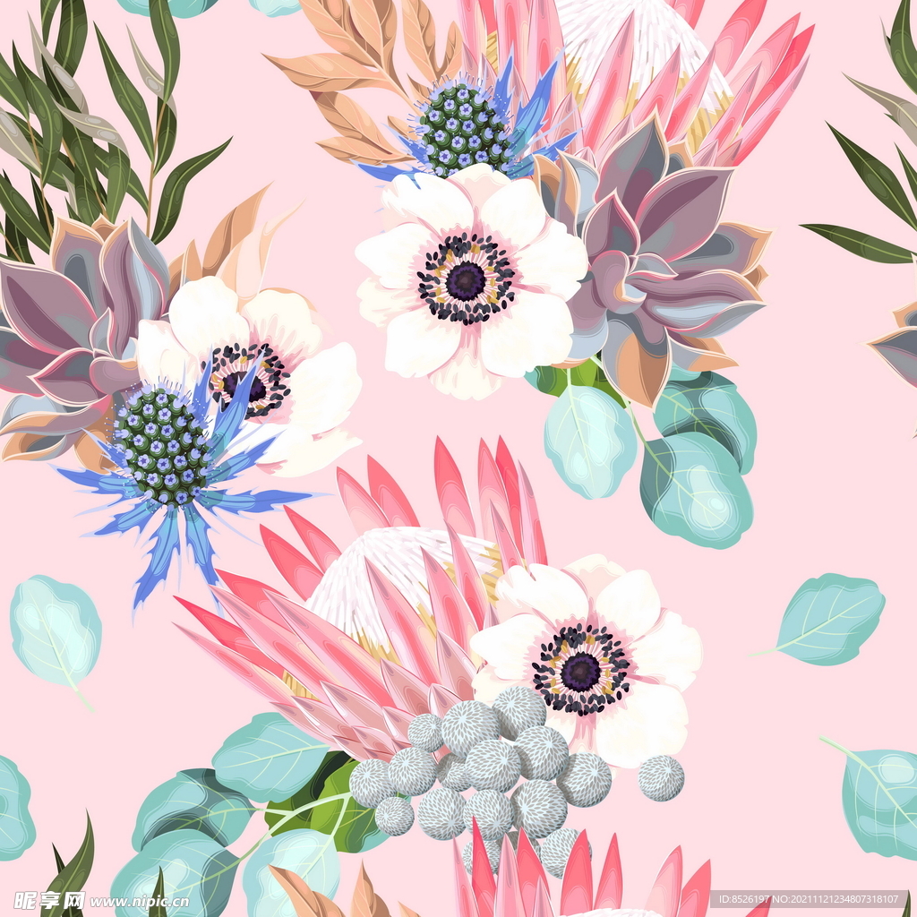 无缝花纹