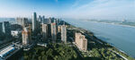 城市江景全景图