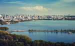 西湖杭州城市风景