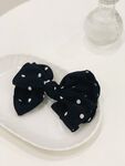 黑色波点蝴蝶结