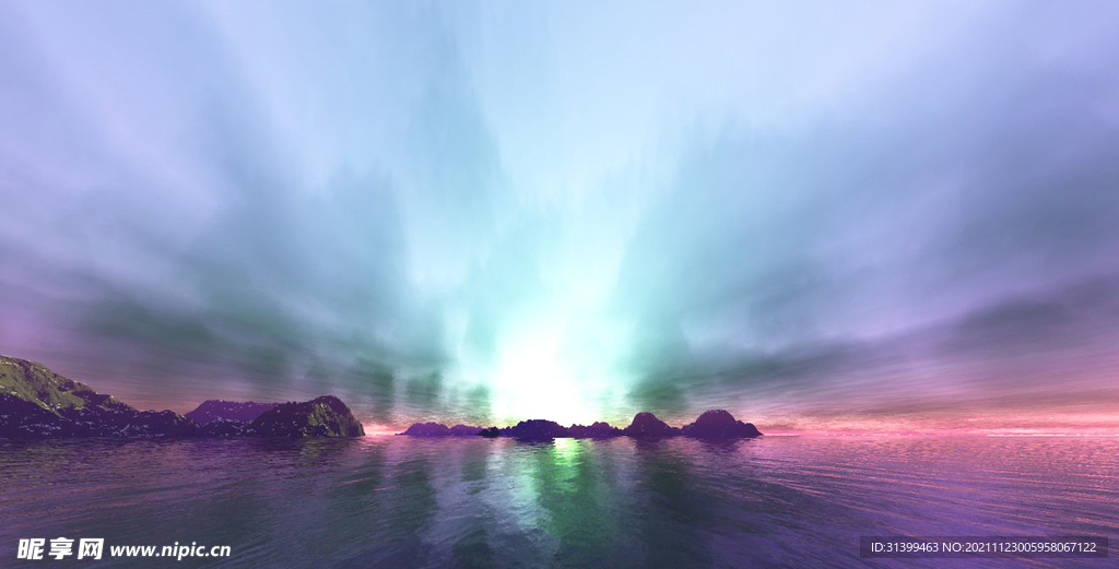 海边夕            