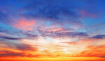 海边夕阳   