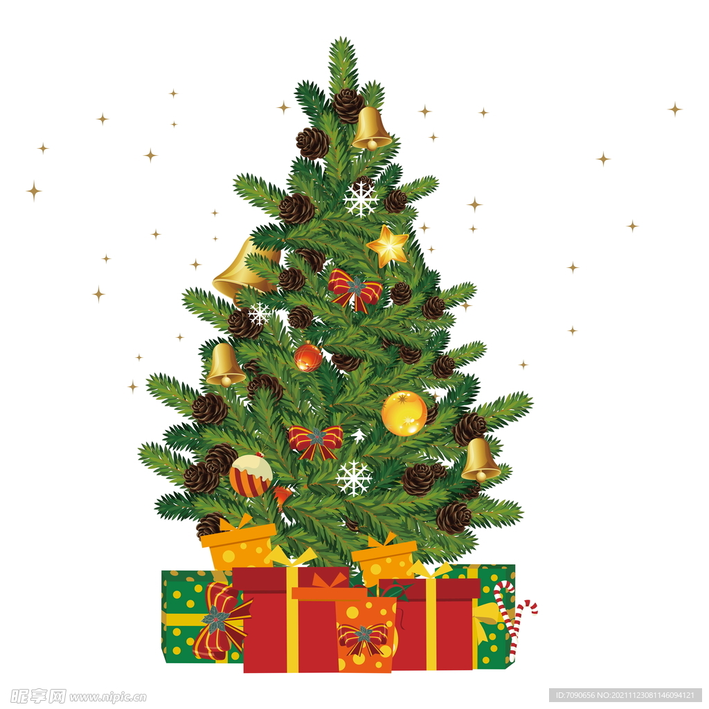 圣诞节装饰元素   