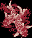 鲤鱼插画