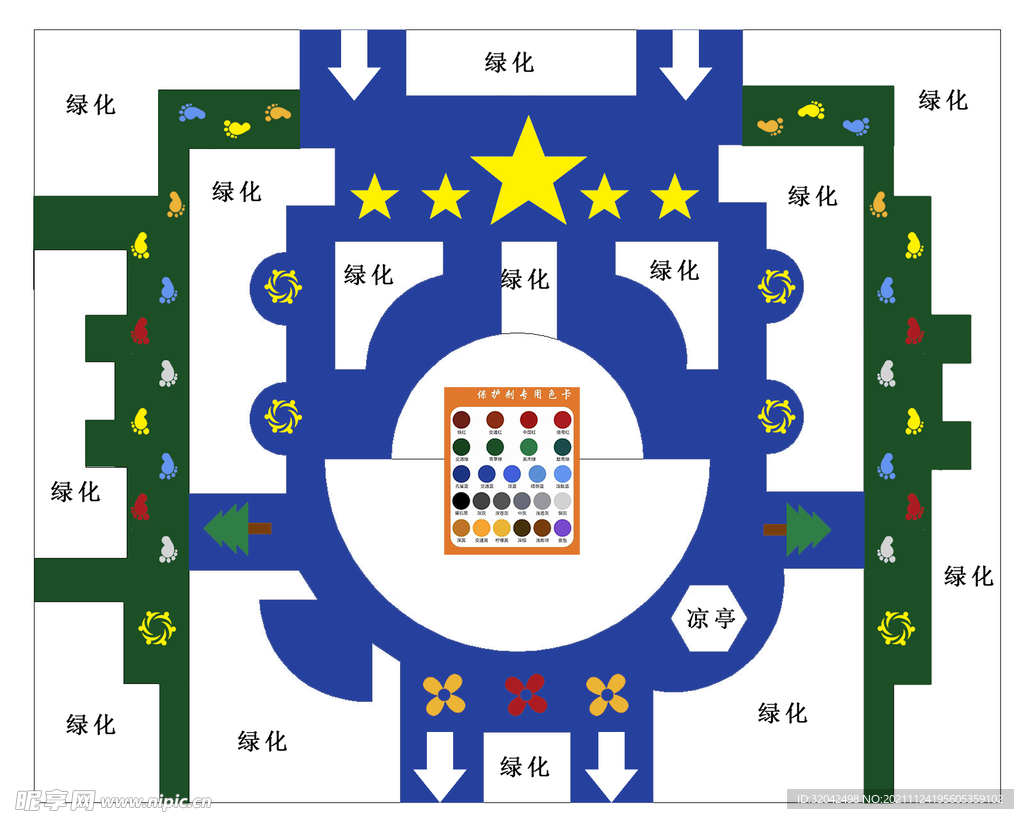 小区绿化带