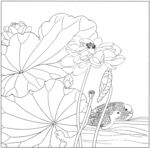 荷花图案