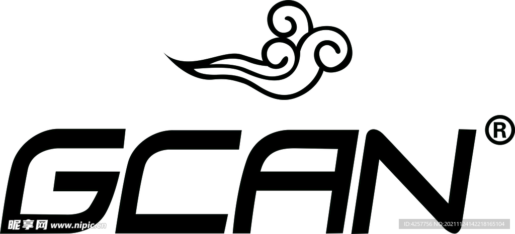 GCAN通信logo标志