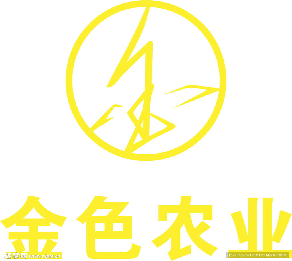 金色农业logo标志