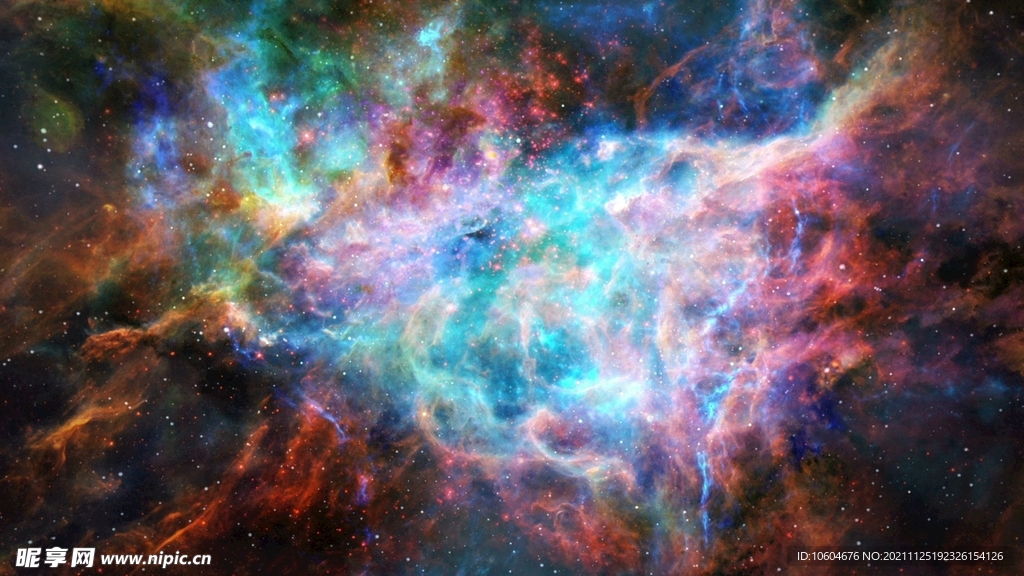 太空宇宙银河动画视频素材