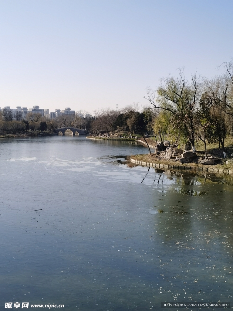 龙潭中湖风景 