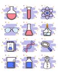 小科学家与实验室元素