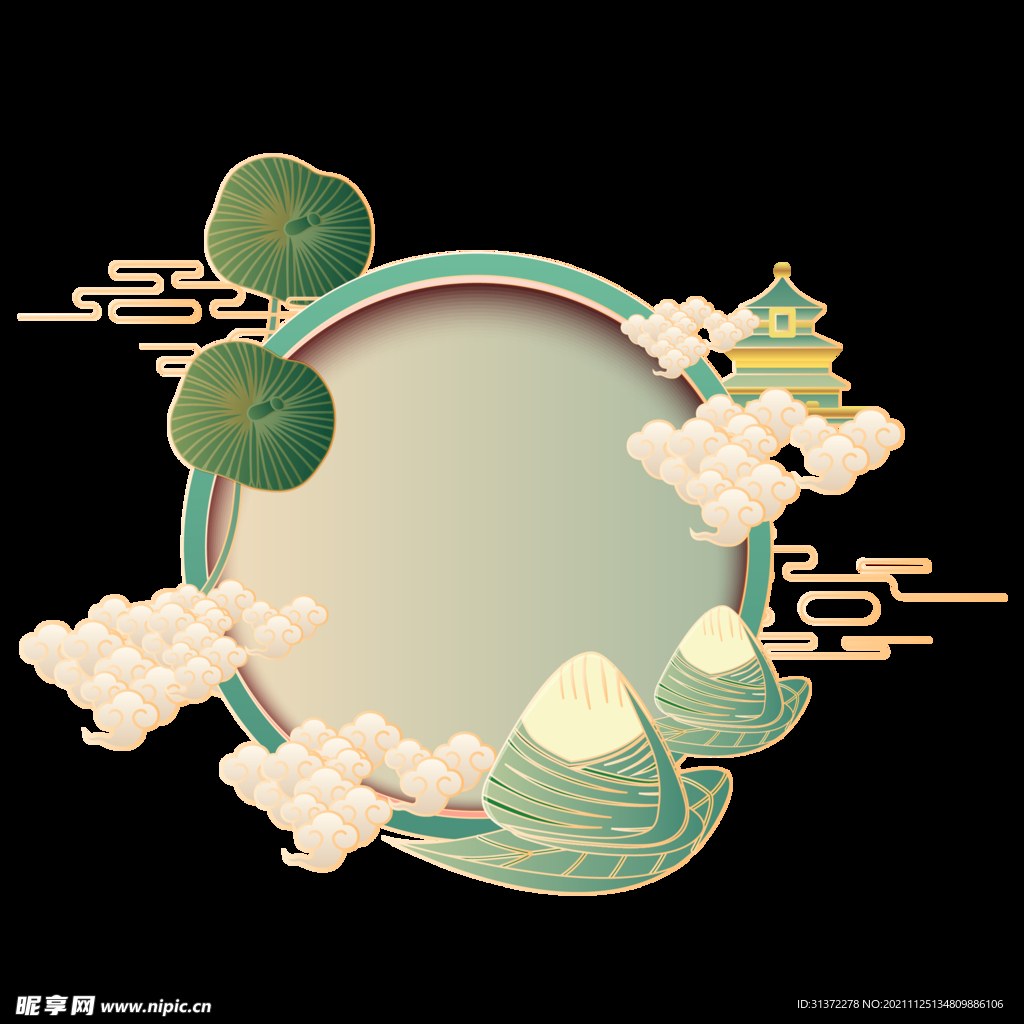 国潮边框图片