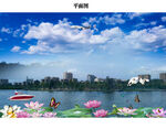 新疆喀什东湖水上公园风景