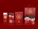 婚礼四件套展开图