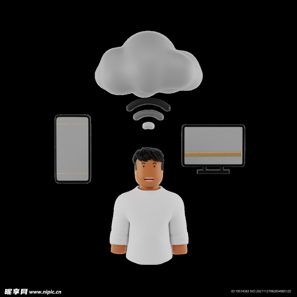 程序员wifi手机电脑